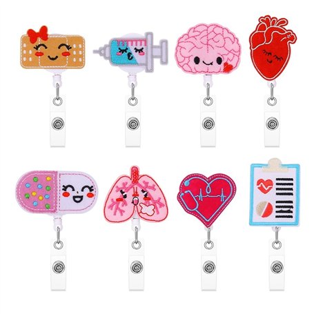 Nogsay Lot de 8 porte-badges d'infirmière