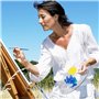 Ovale Palette de Peinture à l'huile Antiadhésive