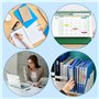Oderra 1120 Pcs Marque Page Adhesif, Notes Adhésives Multicolores, Marque Page Autocollant Transparent, Autocollantes D'index In