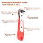 Mokaskaidj Cliquet Tournevis 110 mm, Cliquet 1/4, Tournevis Magnétique, Outils de Réparation de Poche Multifonctions, Mini Décal