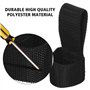 DONGKER 3 Pièces Étui de Lampe de Poche Tactique,Porte-Torche a Boîtier Ouvert,Pochette de Lampe de Poche en Nylon pour Ceinture