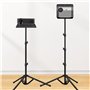 Plateau pour projecteur avec filetage 6,35 mm - Support universel pour ordinateur portable - Hauteur réglable - Support de proje