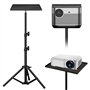 Plateau pour projecteur avec filetage 6,35 mm - Support universel pour ordinateur portable - Hauteur réglable - Support de proje