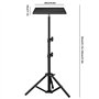 Plateau pour projecteur avec filetage 6,35 mm - Support universel pour ordinateur portable - Hauteur réglable - Support de proje