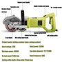 Personnalisez ce dont vous avez besoin 4500 W Chaser mural électrique avec 5 lames de scie - Machine de découpe de rainures mura