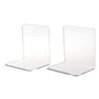 Lot de 2 serre-livres en acrylique pour étagères