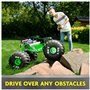 Monster Jam, Monster Truck Tout-Terrain radiocommandé Mega Grave Digger Officiel, Plus de 60 cm de Haut, échelle 1:6, Jouets pou