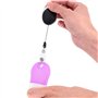 Ensemble de 5 Bouteilles de Voyage en Silicone, Bouteille Rechargeable Portable avec Mousqueton rétractable, récipients de Voyag