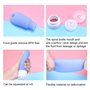 Ensemble de 5 Bouteilles de Voyage en Silicone, Bouteille Rechargeable Portable avec Mousqueton rétractable, récipients de Voyag