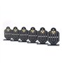 SBGJMY Lot de 6 Cibles D'entraînement au Tir Portables en Métal pour L'entraînement au à L'intérieur et à L'extérieur des à Comp