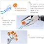 BITEFU 300pcs Scotchlok UY Connecteur Etanche,Connecteurs de CâBle Remplis des RéSines Colliers de Connexion Pour Jardin & ExtéR