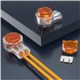 BITEFU 300pcs Scotchlok UY Connecteur Etanche,Connecteurs de CâBle Remplis des RéSines Colliers de Connexion Pour Jardin & ExtéR
