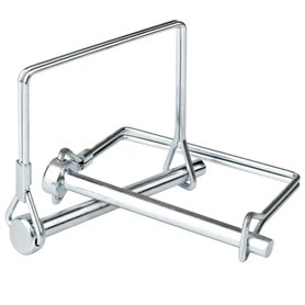 BITEFU 12pcs Goupille de Verrouillage Carrée 5/16 pouces (8mm) Goupille de Blocage Automatique de Sécurité en Acier au Carbone G