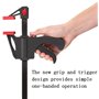 KAHEIGN 4 Pièces 6 Pouces Barre de Serrage Sergent Monomanuels pour Charpentier, Kit d'outils de menuiserie en Bois