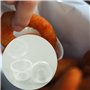LAMXD Lot de 100 boîtes de conservation anti-fuite de 1 oz avec couvercle, passent au micro-ondes, petites boîtes pour sauces, s