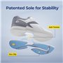 FitVille Chaussures de Tennis pour Hommes Largeur Extra avec Soutien de la Voûte Plantaire 45 EU X-Large