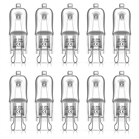 DoRight Pack de 10 Ampoules de Brûleur de Cire Fondue G9 Dimmable