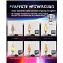 DoRight Ampoule Halogène GU10 28W, Mini MR11 Réflectrice 200LM Blanc Chaud 2700K Réglable pour Lampe à Lave, Lampe de Cire Chaud