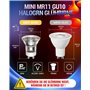 DoRight Ampoule Halogène GU10 28W, Mini MR11 Réflectrice 200LM Blanc Chaud 2700K Réglable pour Lampe à Lave, Lampe de Cire Chaud
