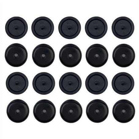 10 Paires Noir Bouton D'Arrêt de Ceinture de Sécurité