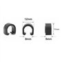XHBTS Lot de 100 clips en plastique pour fixation de câble de frein de vélo