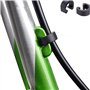 XHBTS Lot de 100 clips en plastique pour fixation de câble de frein de vélo