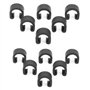XHBTS Lot de 100 clips en plastique pour fixation de câble de frein de vélo