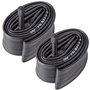 YunSCM 2PCS 54/64-305 épaissies Chambres à air 16x2.10/2.25/2.35/2.50 AV32mm Valve Compatible 16 Pouces Chambre à air 16x2.10 16