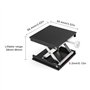 90 x 90 mm Table de Levage Plate-forme en Alliage D'aluminium