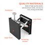 HASLED Table Élévatrice Mobile, 90 x 90 mm Table de Levage Plate-forme en Alliage D'aluminium, Support de Laboratoire Réglable e