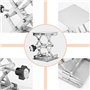 DEWIN Plate-Formes élévatrices à Ciseau, Plate-Forme élévatrice en Acier Inoxydable Table élévatrice de Laboratoire Support à ci