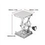 DEWIN Plate-Formes élévatrices à Ciseau, Plate-Forme élévatrice en Acier Inoxydable Table élévatrice de Laboratoire Support à ci