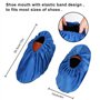 5 Paires Anti Glisse Surchaussures Flanelle Tissu Réutilisables pour Maison Le Ménage