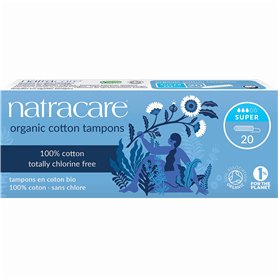 Natracare Super Tampon 20 pièce(s) - Produit d'hygiène féminine (Coton