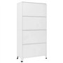 Casier Vestiaire, Armoire Vestiaire Métallique Casier Métal Armoire à casier avec 6 Compartiments Acier 90x45x180 cm Gris