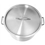 Marmite Traiteur avec Couvercle, Faitout à Induction Inox Marmite à Soupe Marmite 58 L 50x30 cm Acier inoxydable