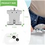 Uni-Fine 4 paires de Porte Coulissantes pour Porte de Garde-robe, Roulette Placard, Roues Rouleaux en Alliage de Fer en Nylon po