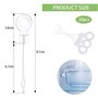 TRKETK 30 Pièces Piston Universel pour Trou de Vidange de Congélateur Tige de Nettoyage Plastique Outil de Nettoyage Réfrigérate