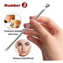 ElloLife Lot de 5 extracteurs de comédons avec boîte en acier inoxydable pour enlever les points noirs et l'acné - Pour tous les
