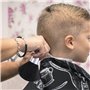 Mtskaeo Cape de Coupe de Cheveux, Tissu De Coupe De Cheveux Blouse De Salon De Coiffure Cape De Coupe Tablier De Coiffure, avec 