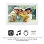 Cadre Numérique Écran 1080P HD 1280 * 800 Album Photo Numérique MP3 MP4 Vidéo avec Té