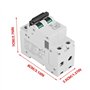 DC miniature du disjoncteur 25A / 40A 2P 250V à basse tension pour le système de grille de panneaux solaires(25A)