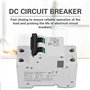 DC miniature du disjoncteur 25A / 40A 2P 250V à basse tension pour le système de grille de panneaux solaires(25A)