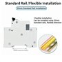 DC miniature du disjoncteur 25A / 40A 2P 250V à basse tension pour le système de grille de panneaux solaires(25A)