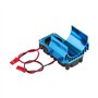 Dissipateur de Chaleur de Ventilateur de Refroidissement de Moteur 540/550 pour 1/10 Voiture électrique RC(Bleu)