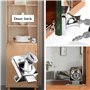 2 Pcs Serrure Porte en Verre en Alliage de Zinc,Serrure de porte de vitrine d'armoire,Serrure Armoire Antirouille Serrure Porte,