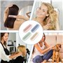 4 Pièces Peigne Cheveux,Brosse a Cheveux,Mini Brosse Cheveux,Petite Brosse a Cheveux,Petit Peigne Portable pour Tous Types de Ch