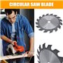 TCT Lame de scie circulaire à bois 150 mm x 10 mm x 18 dents TPI pour Ryobi CSB150A1 18 V pour RWSL1801