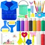 Lubibi Peinture au Doigt Lavable pour Enfant
