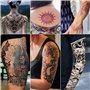 30 Feuilles Papier de Transfert de Tatouage, A4 Taille Pochoir Thermique pour Tatouage, Papier de Graphite, pour transférer Vos 